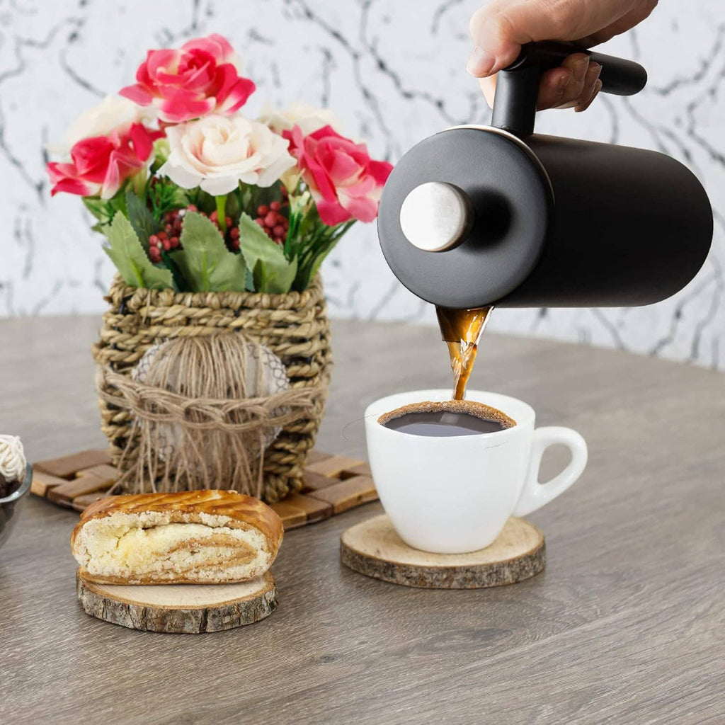 Mixpresso Stainless Steel French Press Coffee Maker 27 Oz 800ML Double Wall Metal Insulated Coffee Press & Tea Brewer